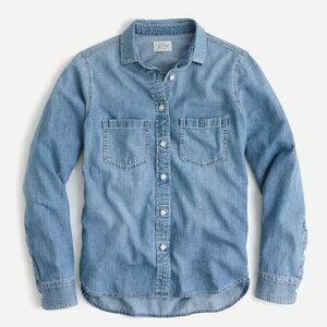 J.Crew Everyday Chambray Shirt, Women's (12T)
